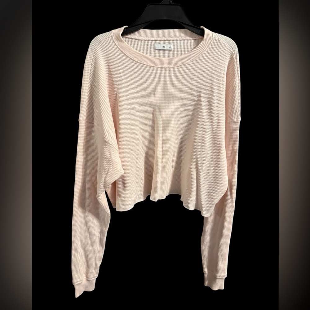Tna ARITZIA Waffle Crew Boxy Longsleeve - Picture 3 of 6